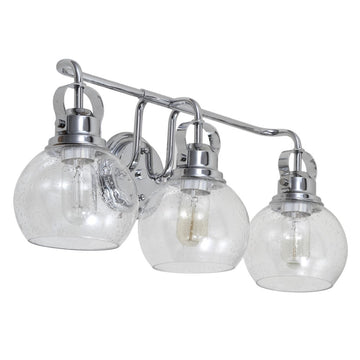 Shirley Metal/ Bubbled Glass Vanity Light - JONATHAN Y